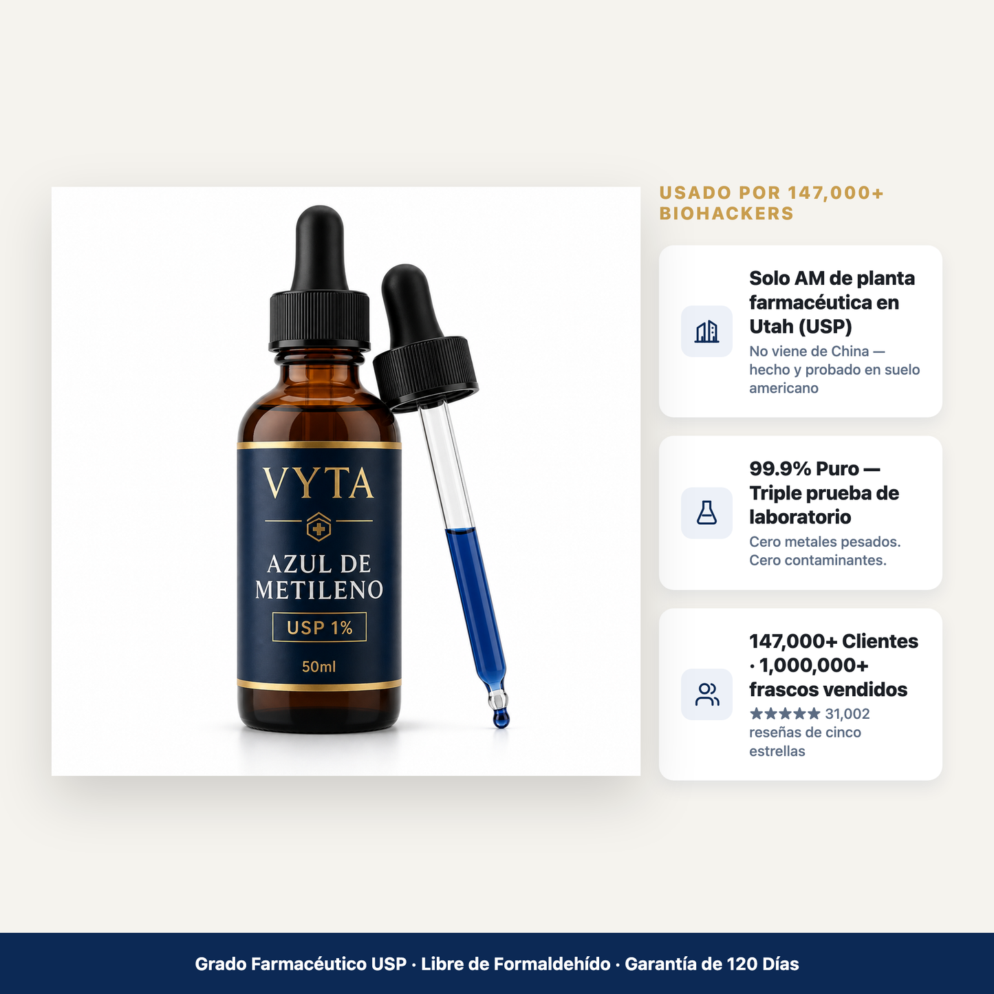 VYTA AM — Usado por 147,000+ biohackers