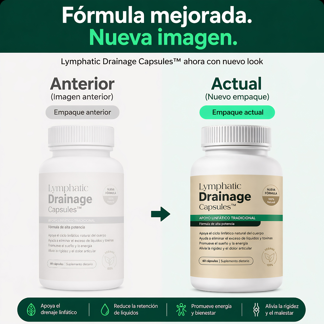Lymphatic Drainage Capsules™ - Reduce la hinchazón diaria