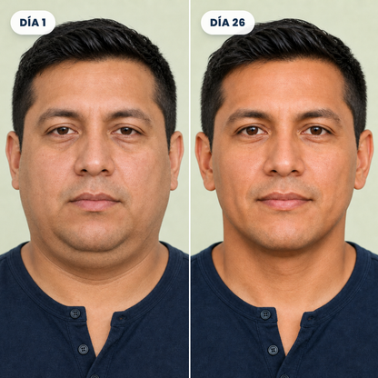 Antes y después: día 1 vs día 26