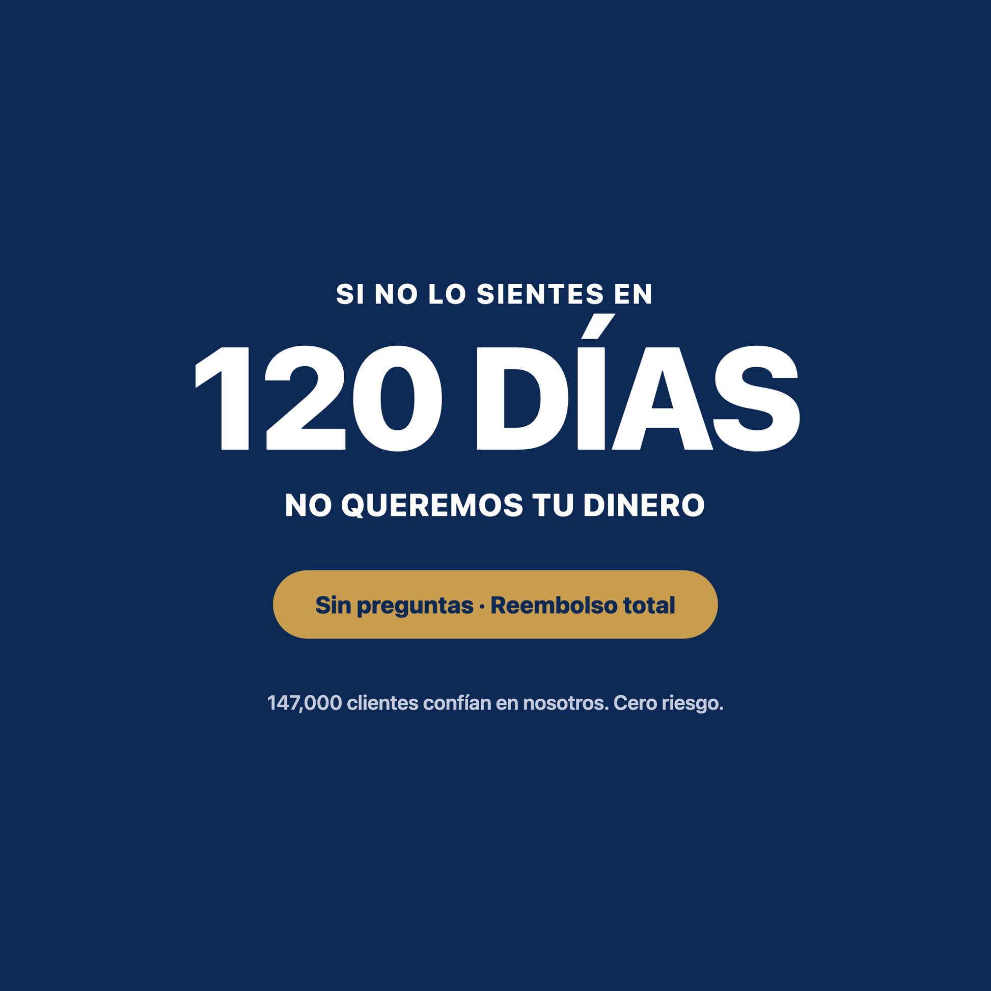 Garantía de 120 días