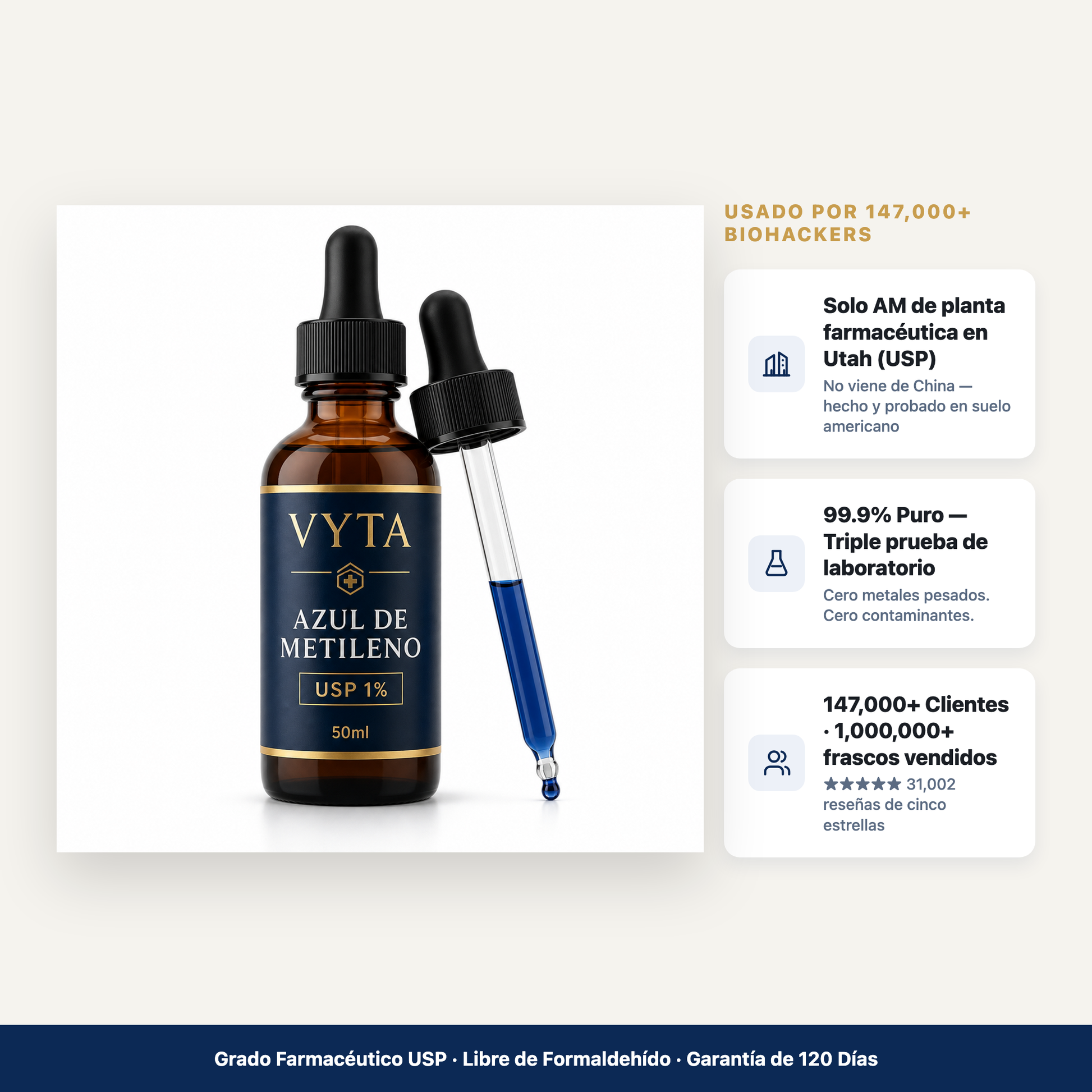 VYTA AM — Usado por 147,000+ biohackers