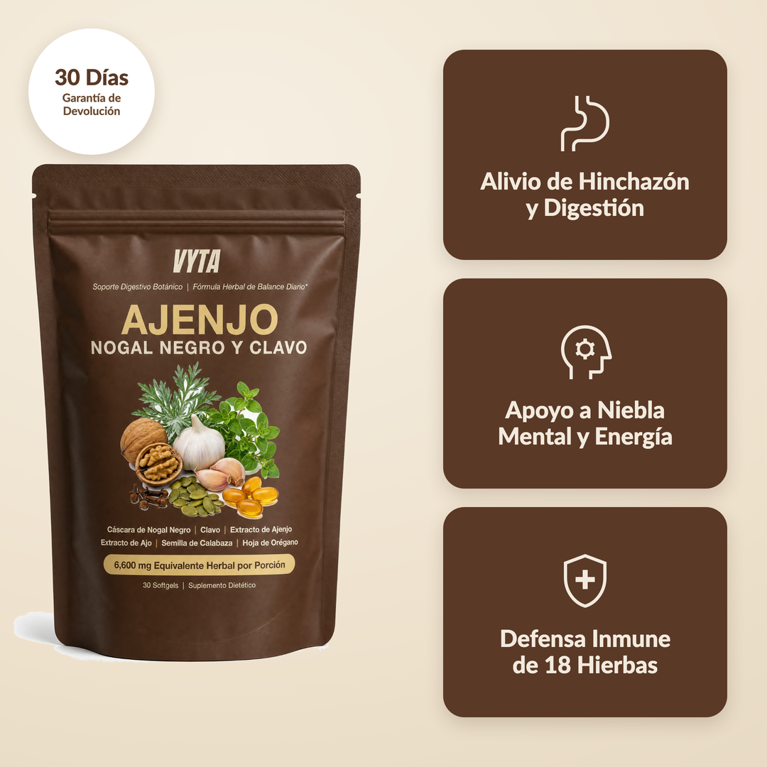 VYTA Ajenjo Nogal Negro y Clavo — beneficios