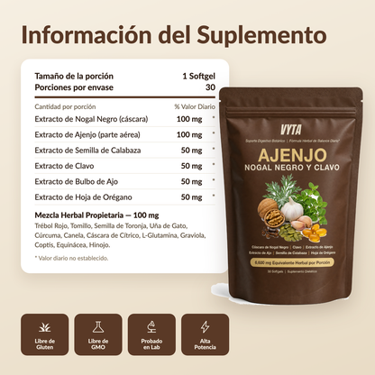 Información del suplemento